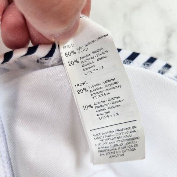 Cupshe Hit Summer Nautical Striped Bikini Top Women's S - Picture 6 of 6